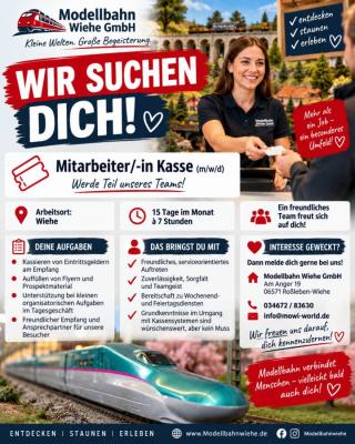 Die Modellbahn Wiehe sucht Verstärkung