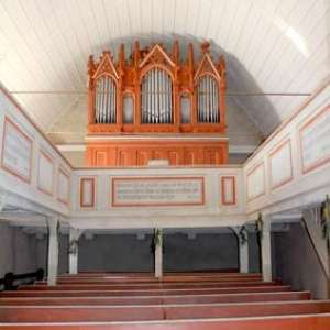 Blick auf die Orgel