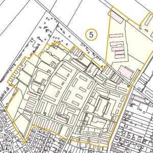 Stadtplan Dichterviertel einfache Ansicht